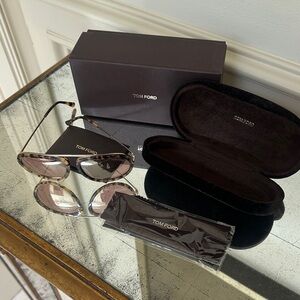 Tom Ford Brown Tortoise Sunglasses